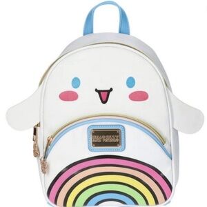 Hello Kitty Cinnamoroll Women's 10.5" Mini Backpack, White